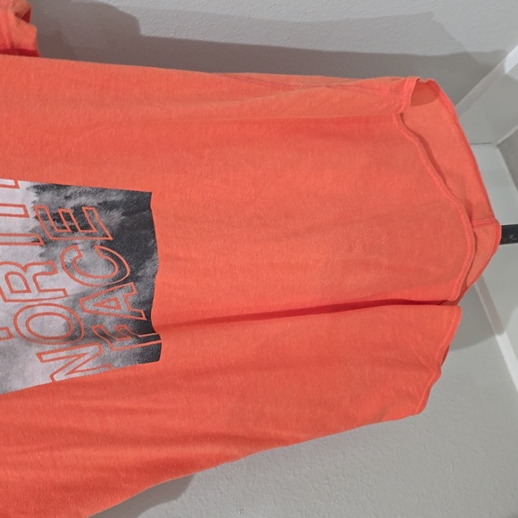 The North Face Women's Orange Graphic Tee Short Sleeve Top T-Shirt Medium - Picture 6 of 11